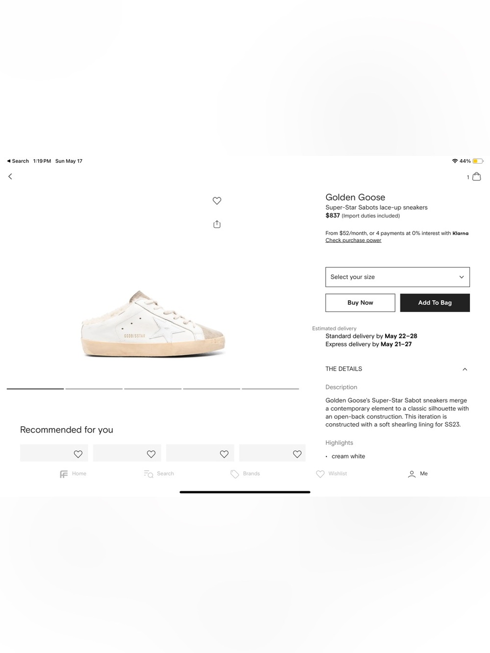 Golden Goose Super star sabot sneaker Mules - Picture 9 of 12